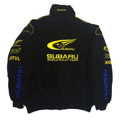 Subaru Vintage Racing Jacket Black